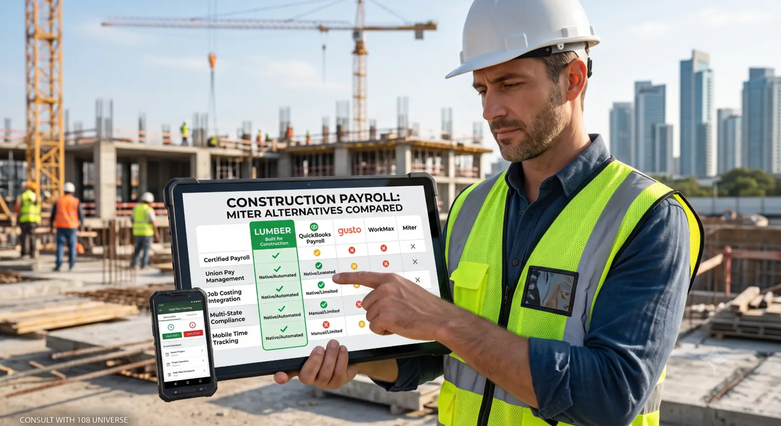 Best Miter Alternatives: Why Lumber Leads Construction Payroll